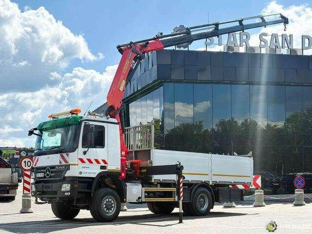Mercedes-Benz ACTROS 2044A 4x4 Palfinger PK 20002 hds Crane - شاحنات مسطحة, شاحنة كرين: صورة 1 Mercedes-Benz ACTROS 2044A 4x4 Palfinger PK 20002 hds Crane - شاحنات مسطحة, شاحنة كرين: صورة 1