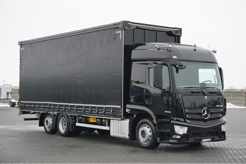 Mercedes-Benz ACTROS / 2533 / ACC / E 6 / FIRANKA / ŁAD. 15 450 KG / 19 PALET - شاحنة ذات ستائر جانبية: صورة 1 Mercedes-Benz ACTROS / 2533 / ACC / E 6 / FIRANKA / ŁAD. 15 450 KG / 19 PALET - شاحنة ذات ستائر جانبية: صورة 1