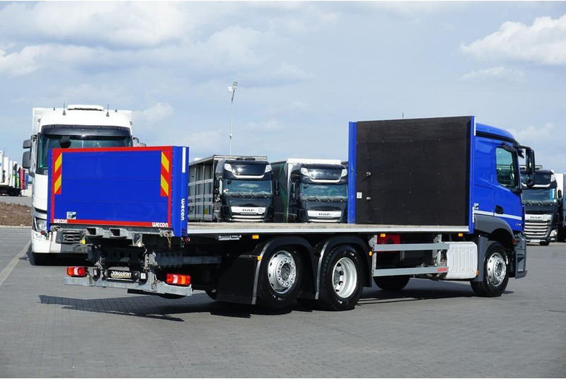 Mercedes-Benz ACTROS / 2543 / ACC / E 6 / PEŁNY ADR / PLATFORMA / ZAWIESIE POD - شاحنات مسطحة: صورة 5 Mercedes-Benz ACTROS / 2543 / ACC / E 6 / PEŁNY ADR / PLATFORMA / ZAWIESIE POD - شاحنات مسطحة: صورة 5
