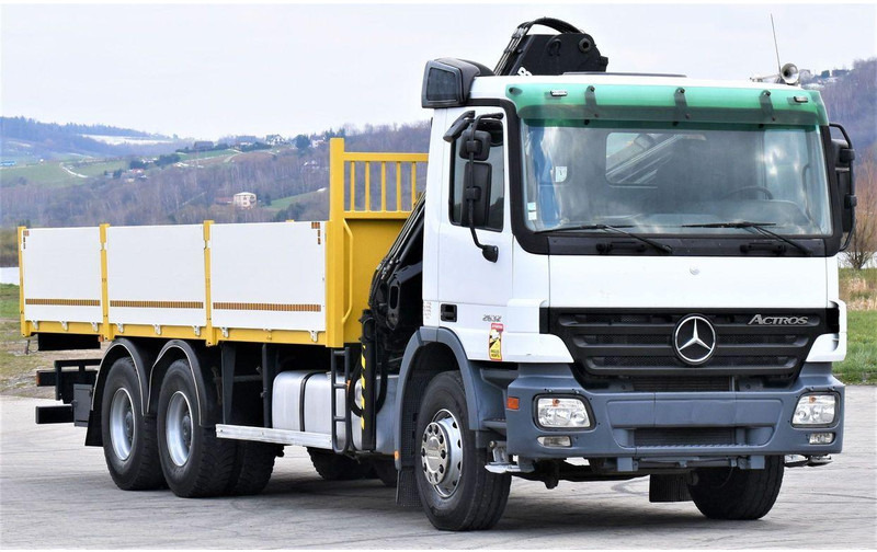 Mercedes-Benz ACTROS 2632 - شاحنات مسطحة, شاحنة كرين: صورة 3 Mercedes-Benz ACTROS 2632 - شاحنات مسطحة, شاحنة كرين: صورة 3