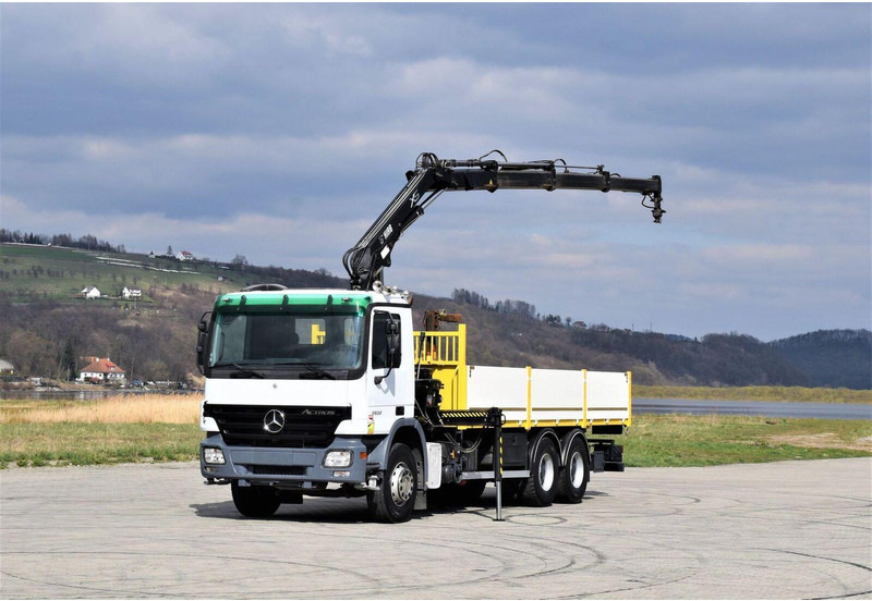 Mercedes-Benz ACTROS 2632 - شاحنات مسطحة, شاحنة كرين: صورة 2 Mercedes-Benz ACTROS 2632 - شاحنات مسطحة, شاحنة كرين: صورة 2