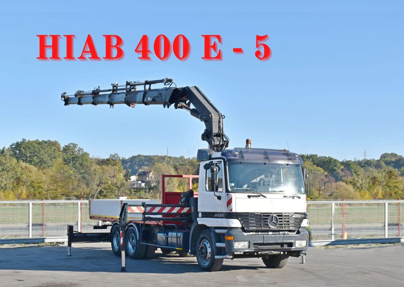 Mercedes-Benz ACTROS 2635 Pritsche - شاحنات مسطحة, شاحنة كرين: صورة 1 Mercedes-Benz ACTROS 2635 Pritsche - شاحنات مسطحة, شاحنة كرين: صورة 1