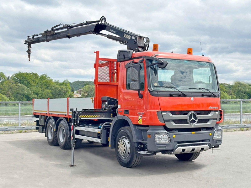 Mercedes-Benz ACTROS 2636 *HIAB 122 BS-2 HIDUO + FUNK/6x4 * TOP - شاحنات مسطحة, شاحنة كرين: صورة 2 Mercedes-Benz ACTROS 2636 *HIAB 122 BS-2 HIDUO + FUNK/6x4 * TOP - شاحنات مسطحة, شاحنة كرين: صورة 2