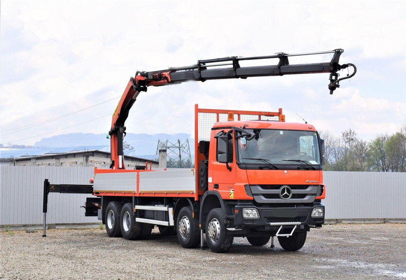 Mercedes-Benz ACTROS 3241 - شاحنات مسطحة, شاحنة كرين: صورة 2 Mercedes-Benz ACTROS 3241 - شاحنات مسطحة, شاحنة كرين: صورة 2