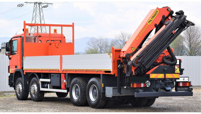 Mercedes-Benz ACTROS 3241 - شاحنات مسطحة, شاحنة كرين: صورة 5 Mercedes-Benz ACTROS 3241 - شاحنات مسطحة, شاحنة كرين: صورة 5