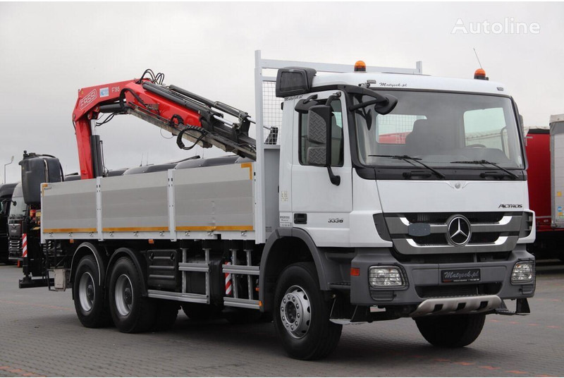 Mercedes-Benz ACTROS 3336 - شاحنات مسطحة, شاحنة كرين: صورة 1 Mercedes-Benz ACTROS 3336 - شاحنات مسطحة, شاحنة كرين: صورة 1