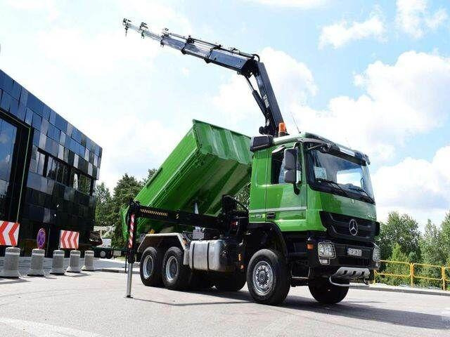 Mercedes-Benz ACTROS 3346 6x6 HIAB 244EP-4 Crane Kipper - شاحنة قلاب, شاحنة كرين: صورة 2 Mercedes-Benz ACTROS 3346 6x6 HIAB 244EP-4 Crane Kipper - شاحنة قلاب, شاحنة كرين: صورة 2