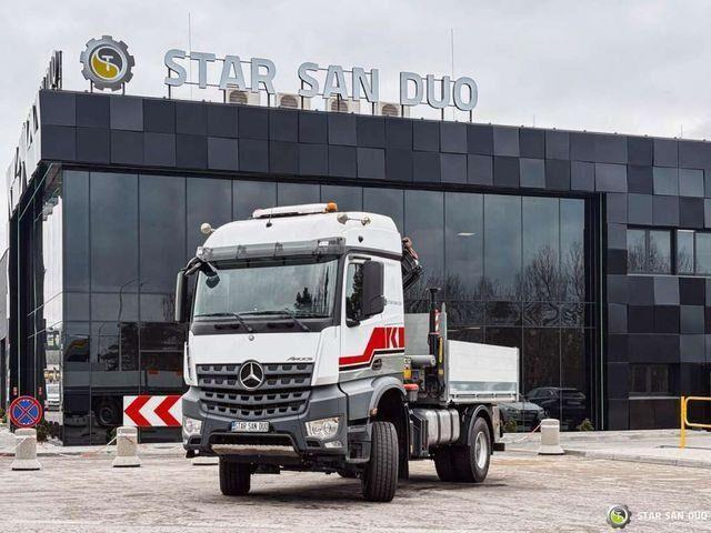 Mercedes-Benz AROCS 1851 PALFINGER PK 20002 Crane Kran - شاحنات مسطحة, شاحنة كرين: صورة 2 Mercedes-Benz AROCS 1851 PALFINGER PK 20002 Crane Kran - شاحنات مسطحة, شاحنة كرين: صورة 2