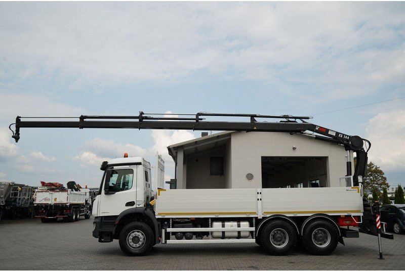 Mercedes-Benz / AROCS 2640 / 6x4 / SKRZYNIOWY - 6,5 M / HDS HIAB XS 144 / wysó - شاحنات مسطحة, شاحنة كرين: صورة 3 Mercedes-Benz / AROCS 2640 / 6x4 / SKRZYNIOWY - 6,5 M / HDS HIAB XS 144 / wysó - شاحنات مسطحة, شاحنة كرين: صورة 3