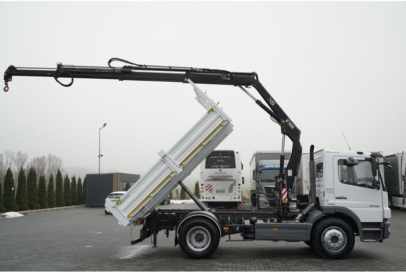 Mercedes-Benz ATEGO 1218 / 4x2 / WYWROTKA + HDS HIAB 0088 BS-3 / PILOT /MANU - شاحنة قلاب, شاحنة كرين: صورة 5 Mercedes-Benz ATEGO 1218 / 4x2 / WYWROTKA + HDS HIAB 0088 BS-3 / PILOT /MANU - شاحنة قلاب, شاحنة كرين: صورة 5