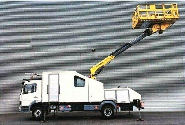 Mercedes-Benz ATEGO 1323 PK 8000T RAIL Platform - شاحنة, شاحنة كرين: صورة 1 Mercedes-Benz ATEGO 1323 PK 8000T RAIL Platform - شاحنة, شاحنة كرين: صورة 1