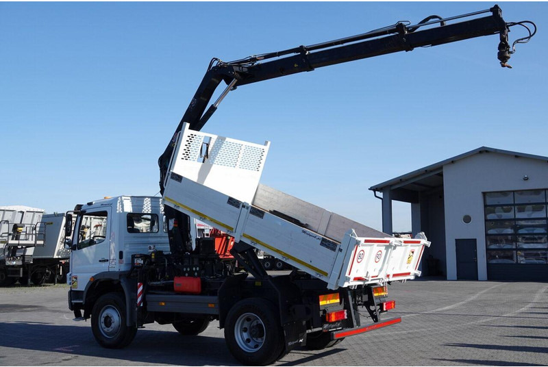 Mercedes-Benz ATEGO 16.24 / 4X4 / WYWROTKA + HDS HIAB 111 BS-2 / PILOT / ROT - شاحنة قلاب: صورة 3 Mercedes-Benz ATEGO 16.24 / 4X4 / WYWROTKA + HDS HIAB 111 BS-2 / PILOT / ROT - شاحنة قلاب: صورة 3