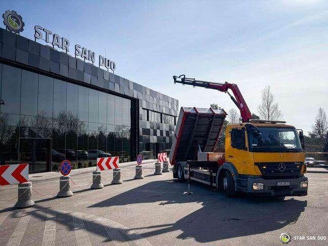 Mercedes-Benz AXOR 1824 4x2 HMF 975 HDS Crane Rotator Kipper - شاحنة قلاب, شاحنة كرين: صورة 5 Mercedes-Benz AXOR 1824 4x2 HMF 975 HDS Crane Rotator Kipper - شاحنة قلاب, شاحنة كرين: صورة 5