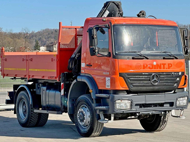 Mercedes-Benz AXOR 1829 * HIAB 1111 HIDUO + FUNK * TOP * 4x4 - شاحنة قلاب, شاحنة كرين: صورة 4 Mercedes-Benz AXOR 1829 * HIAB 1111 HIDUO + FUNK * TOP * 4x4 - شاحنة قلاب, شاحنة كرين: صورة 4