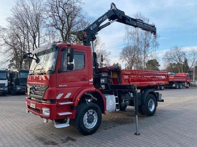 Mercedes-Benz AXOR 1829 - شاحنة قلاب, شاحنة كرين: صورة 1 Mercedes-Benz AXOR 1829 - شاحنة قلاب, شاحنة كرين: صورة 1