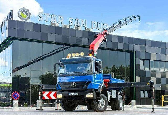 Mercedes-Benz AXOR 1833 4x4 Palfinger PK 22002 EH Crane Winch - شاحنة قلاب, شاحنة كرين: صورة 1 Mercedes-Benz AXOR 1833 4x4 Palfinger PK 22002 EH Crane Winch - شاحنة قلاب, شاحنة كرين: صورة 1