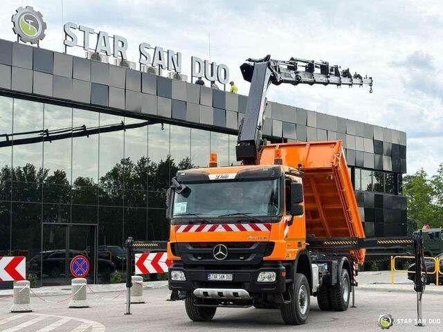 Mercedes-Benz Actros 1841 AK 4x4 Hiab 288E-7 Crane Kipper - شاحنة قلاب, شاحنة كرين: صورة 5 Mercedes-Benz Actros 1841 AK 4x4 Hiab 288E-7 Crane Kipper - شاحنة قلاب, شاحنة كرين: صورة 5
