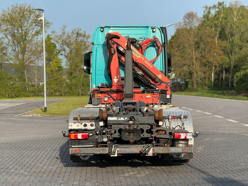 Mercedes-Benz Actros 2540 6x2 Abrollkipper Kran PK 11001 - شاحنات مسطحة, شاحنة كرين: صورة 3 Mercedes-Benz Actros 2540 6x2 Abrollkipper Kran PK 11001 - شاحنات مسطحة, شاحنة كرين: صورة 3