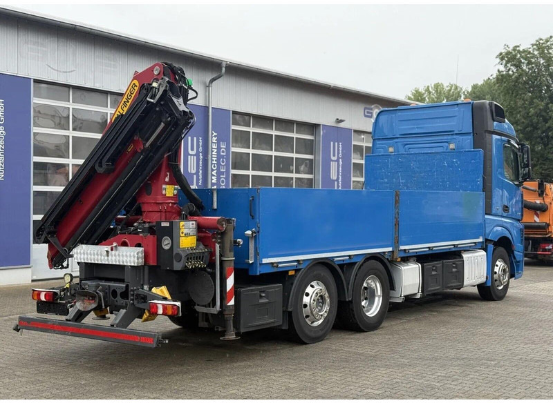 Mercedes-Benz Actros 2545 - Flatbed + crane 6x2 - شاحنات مسطحة, شاحنة كرين: صورة 3 Mercedes-Benz Actros 2545 - Flatbed + crane 6x2 - شاحنات مسطحة, شاحنة كرين: صورة 3