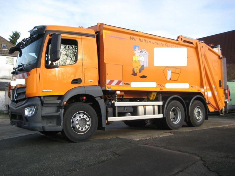 Mercedes-Benz Antos 2533 Garbage truck Terberg Olympus 20W - شاحنة قمامة: صورة 1 Mercedes-Benz Antos 2533 Garbage truck Terberg Olympus 20W - شاحنة قمامة: صورة 1