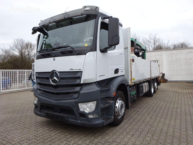 Mercedes-Benz Antos 2543 - Flatbed+crane 6x2 - شاحنات مسطحة, شاحنة كرين: صورة 1 Mercedes-Benz Antos 2543 - Flatbed+crane 6x2 - شاحنات مسطحة, شاحنة كرين: صورة 1