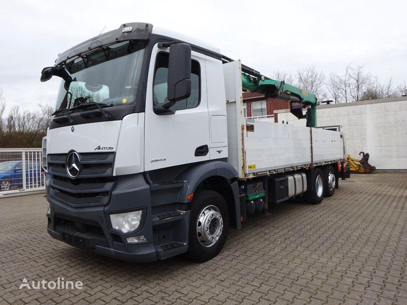 Mercedes-Benz Antos 2543 - Flatbed+crane 6x2 - شاحنات مسطحة, شاحنة كرين: صورة 2 Mercedes-Benz Antos 2543 - Flatbed+crane 6x2 - شاحنات مسطحة, شاحنة كرين: صورة 2