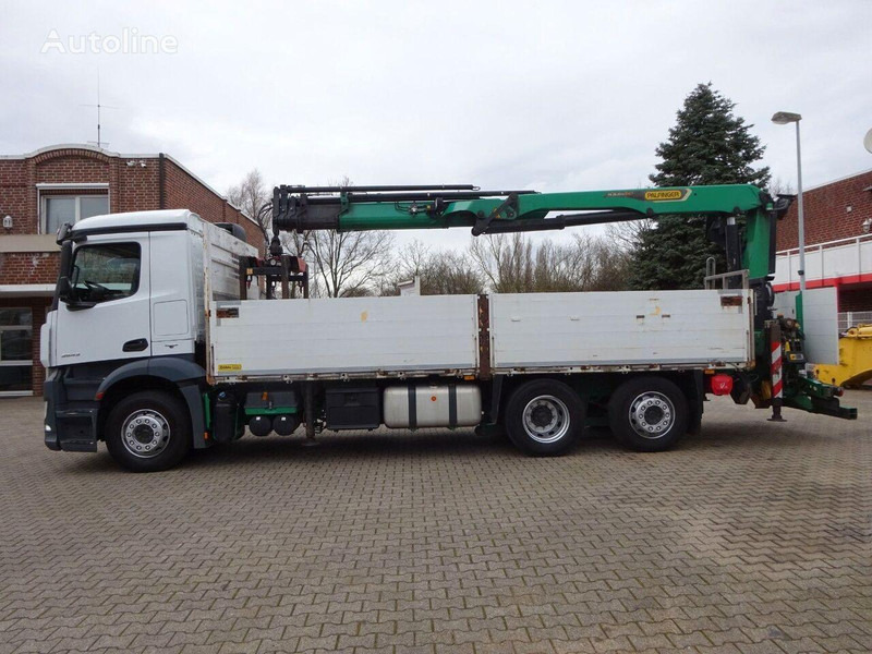 Mercedes-Benz Antos 2543 - Flatbed+crane 6x2 - شاحنات مسطحة, شاحنة كرين: صورة 4 Mercedes-Benz Antos 2543 - Flatbed+crane 6x2 - شاحنات مسطحة, شاحنة كرين: صورة 4