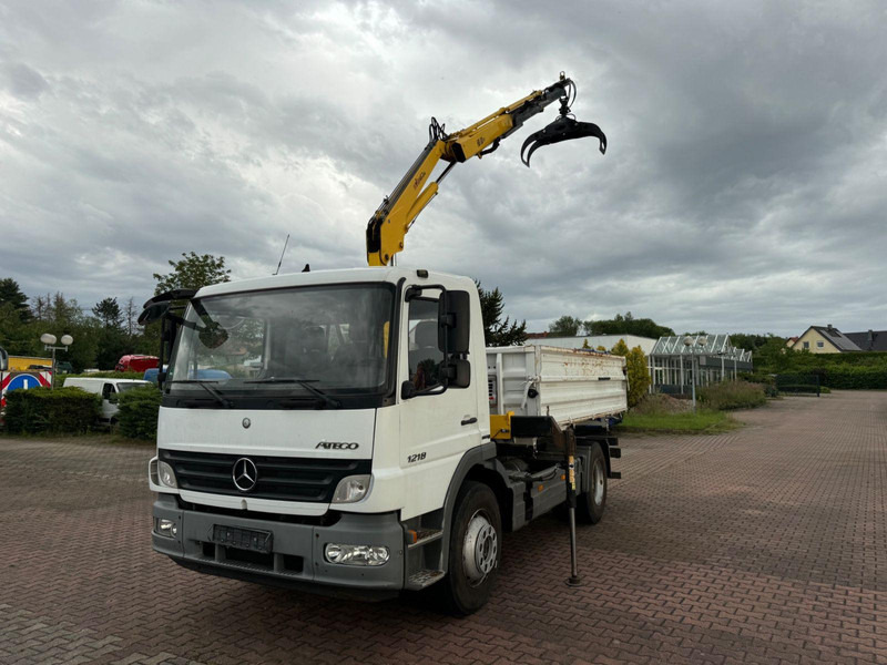 Mercedes-Benz Atego 1218 Meiller Kipper / Kran / Greifer - شاحنة قلاب, شاحنة كرين: صورة 2 Mercedes-Benz Atego 1218 Meiller Kipper / Kran / Greifer - شاحنة قلاب, شاحنة كرين: صورة 2