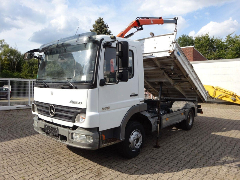 Mercedes-Benz Atego 818 3 way Meiller tipper + crane Terex 36.2 - قلاب صغير: صورة 3 Mercedes-Benz Atego 818 3 way Meiller tipper + crane Terex 36.2 - قلاب صغير: صورة 3