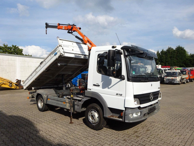 Mercedes-Benz Atego 818 3 way Meiller tipper + crane Terex 36.2 - قلاب صغير: صورة 4 Mercedes-Benz Atego 818 3 way Meiller tipper + crane Terex 36.2 - قلاب صغير: صورة 4