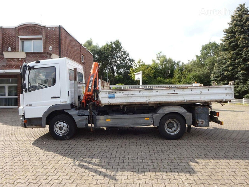 Mercedes-Benz Atego 818 - 3 way tipper+crane - شاحنة قلاب, شاحنة كرين: صورة 3 Mercedes-Benz Atego 818 - 3 way tipper+crane - شاحنة قلاب, شاحنة كرين: صورة 3