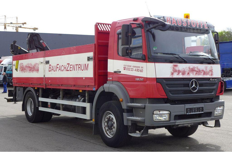 Mercedes-Benz Axor 1826 *Euro5*TÜV*HIAB 099B-2 DUO*1824 1829 - شاحنات مسطحة, شاحنة كرين: صورة 4 Mercedes-Benz Axor 1826 *Euro5*TÜV*HIAB 099B-2 DUO*1824 1829 - شاحنات مسطحة, شاحنة كرين: صورة 4