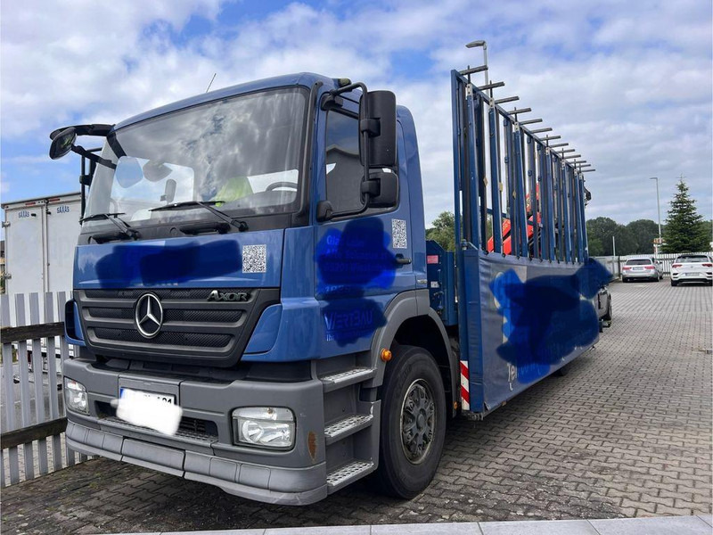 Mercedes-Benz Axor 1829 Palfinger hátsó daru PK 12002 klíma - شاحنات مسطحة, شاحنة كرين: صورة 1 Mercedes-Benz Axor 1829 Palfinger hátsó daru PK 12002 klíma - شاحنات مسطحة, شاحنة كرين: صورة 1