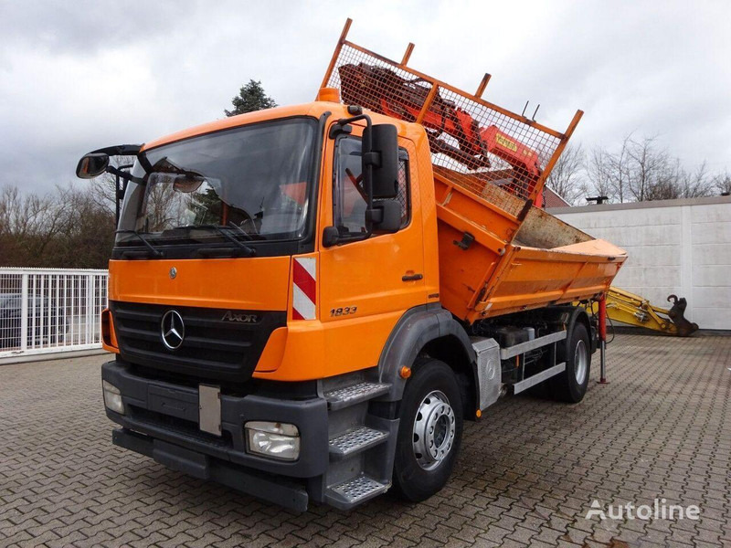 Mercedes-Benz Axor 1833 - شاحنة قلاب, شاحنة كرين: صورة 2 Mercedes-Benz Axor 1833 - شاحنة قلاب, شاحنة كرين: صورة 2