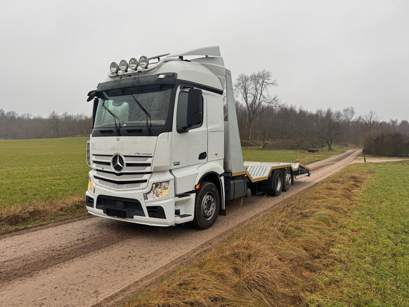 Mercedes-Benz CTROS 2551 6x2 Maschinetrasporter - شاحنة نقل سيارات شاحنة: صورة 1 Mercedes-Benz CTROS 2551 6x2 Maschinetrasporter - شاحنة نقل سيارات شاحنة: صورة 1