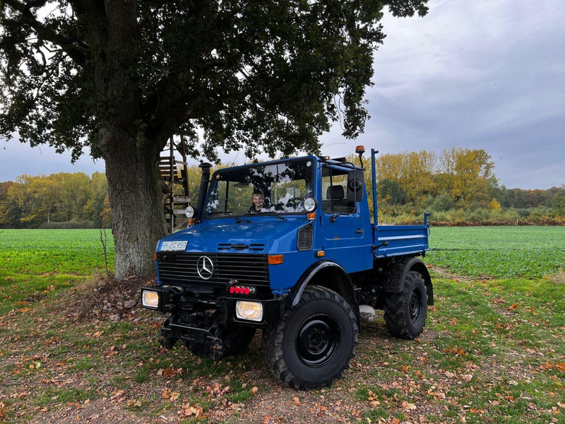 Mercedes-Benz Unimog 427 Platós hókotrócs - آلة حرث الحديقة: صورة 2 Mercedes-Benz Unimog 427 Platós hókotrócs - آلة حرث الحديقة: صورة 2