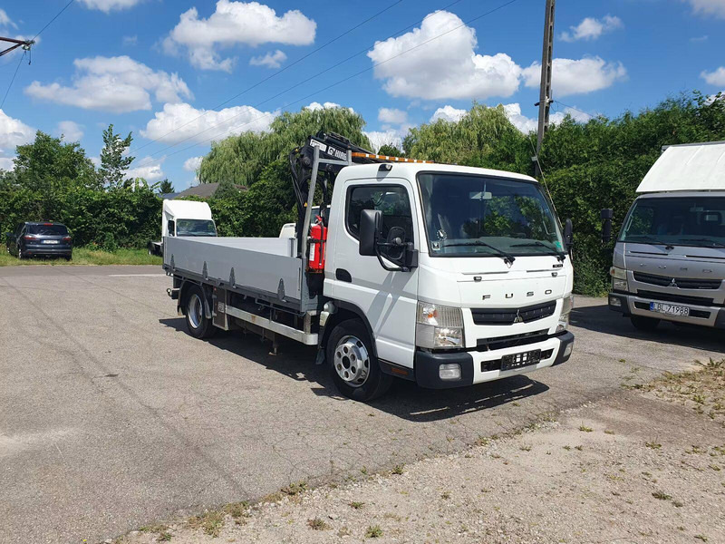 Mitsubishi Fuso Canter 7C15 - Flatbed truck + crane - شاحنات مسطحة, شاحنة كرين: صورة 1 Mitsubishi Fuso Canter 7C15 - Flatbed truck + crane - شاحنات مسطحة, شاحنة كرين: صورة 1