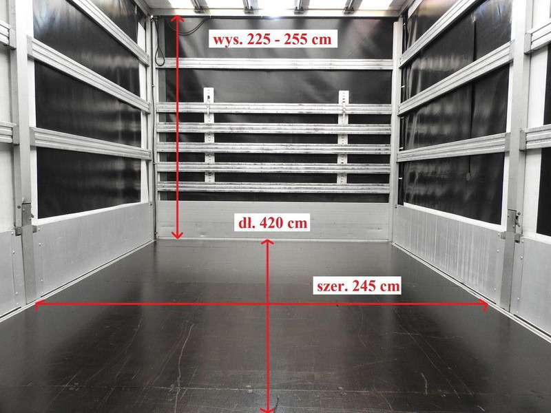 شاحنة مغلقة بستائر جانبية Opel MOVANO PLANDEKA 10 PALET WEBASTO TEMPOMAT KLIMATYZACJA LEDY PNEU: صورة 12