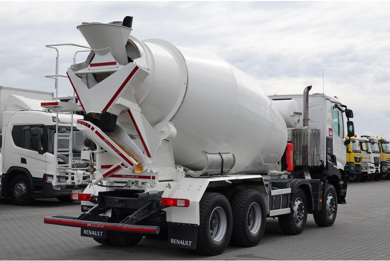 Renault C 380 / 8X4 / BETONOMIESZARKA / GRUSZKA / LIEBHERR 9 M3 / EURO 6 - شاحنة خلاطة خرسانة: صورة 4 Renault C 380 / 8X4 / BETONOMIESZARKA / GRUSZKA / LIEBHERR 9 M3 / EURO 6 - شاحنة خلاطة خرسانة: صورة 4
