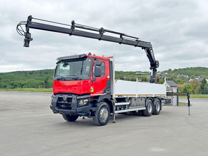 Renault C 400 *HIAB X - HIDUO 188 ES - 4 + FUNK * 6x4 - شاحنات مسطحة, شاحنة كرين: صورة 2 Renault C 400 *HIAB X - HIDUO 188 ES - 4 + FUNK * 6x4 - شاحنات مسطحة, شاحنة كرين: صورة 2
