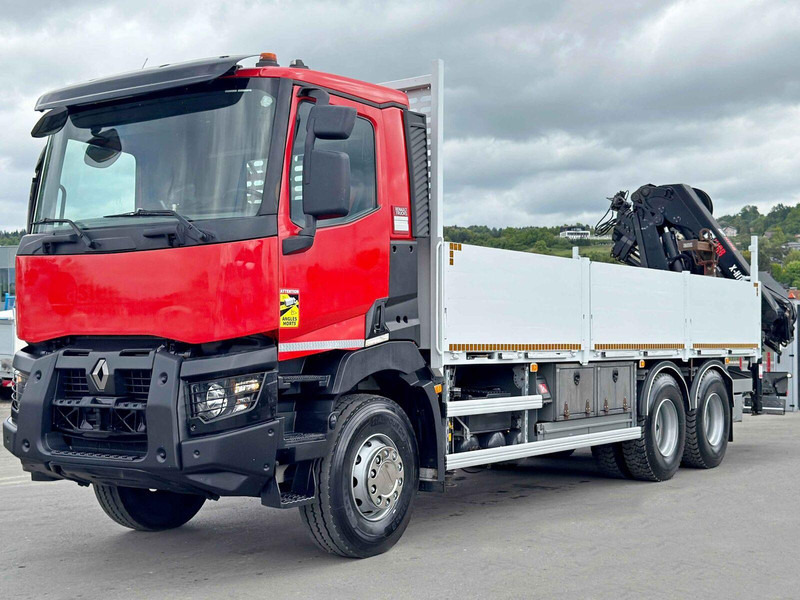 Renault C 400 *HIAB X - HIDUO 188 ES - 4 + FUNK * 6x4 - شاحنات مسطحة, شاحنة كرين: صورة 4 Renault C 400 *HIAB X - HIDUO 188 ES - 4 + FUNK * 6x4 - شاحنات مسطحة, شاحنة كرين: صورة 4