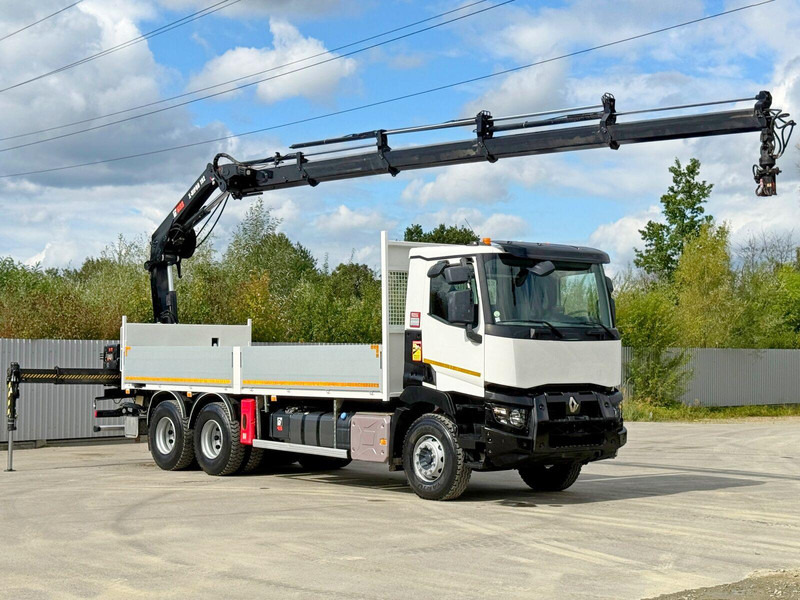 Renault C 430 *HIAB X - HIPRO 192 ES -4 + FUNK* 6x4 - شاحنات مسطحة, شاحنة كرين: صورة 2 Renault C 430 *HIAB X - HIPRO 192 ES -4 + FUNK* 6x4 - شاحنات مسطحة, شاحنة كرين: صورة 2