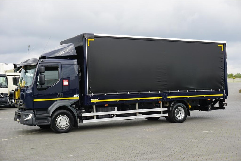 Renault D 16 / 280 / ACC / E 6 / BURTOFIRANKA + WINDA / ŁAD. 8 580 KG / - شاحنة ذات ستائر جانبية: صورة 3 Renault D 16 / 280 / ACC / E 6 / BURTOFIRANKA + WINDA / ŁAD. 8 580 KG / - شاحنة ذات ستائر جانبية: صورة 3