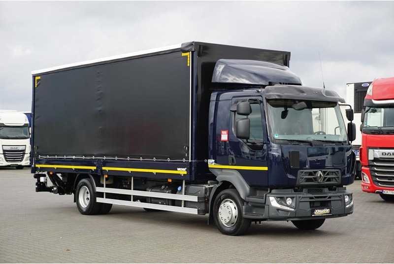 Renault D 16 / 280 / ACC / E 6 / BURTOFIRANKA + WINDA / ŁAD. 8 580 KG / - شاحنة ذات ستائر جانبية: صورة 2 Renault D 16 / 280 / ACC / E 6 / BURTOFIRANKA + WINDA / ŁAD. 8 580 KG / - شاحنة ذات ستائر جانبية: صورة 2