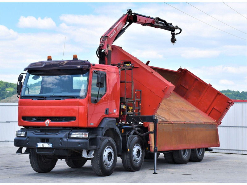 Renault KERAX 420 DCI Kipper 6,30m+FASSI F95AXS.21+FUNK - شاحنة قلاب, شاحنة كرين: صورة 3 Renault KERAX 420 DCI Kipper 6,30m+FASSI F95AXS.21+FUNK - شاحنة قلاب, شاحنة كرين: صورة 3