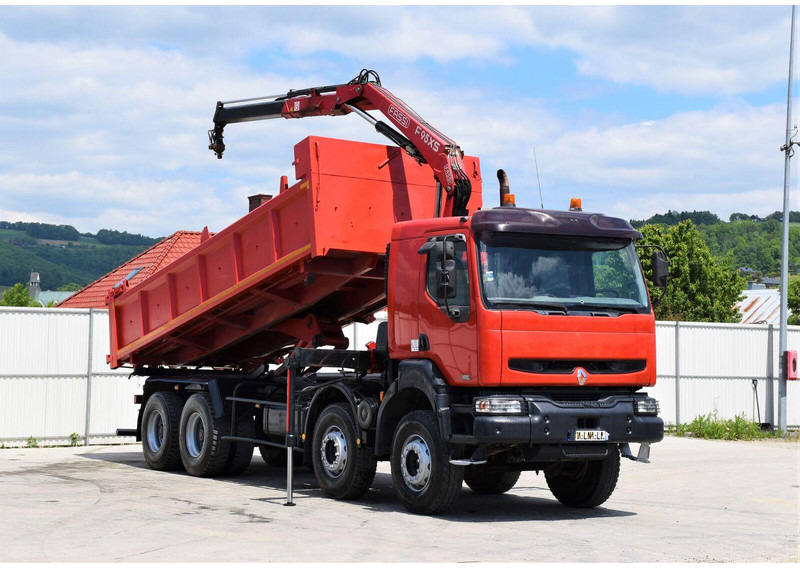 Renault KERAX 420 DCI Kipper 6,30m+FASSI F95AXS.21+FUNK - شاحنة قلاب, شاحنة كرين: صورة 2 Renault KERAX 420 DCI Kipper 6,30m+FASSI F95AXS.21+FUNK - شاحنة قلاب, شاحنة كرين: صورة 2