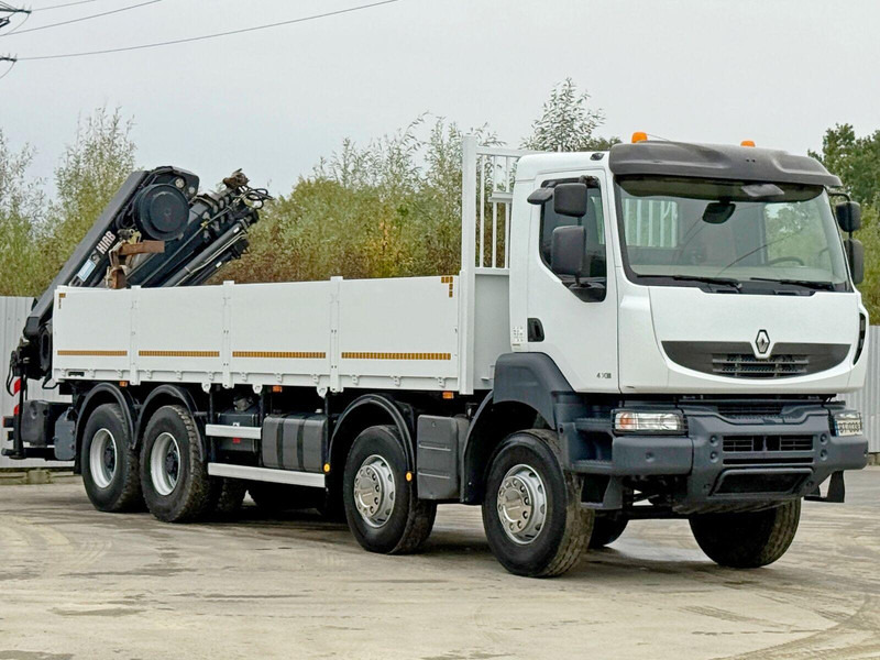 Renault KERAX 430 * HIAB 211 EP-5 HIDUO /FUNK *8x4 - شاحنات مسطحة, شاحنة كرين: صورة 3 Renault KERAX 430 * HIAB 211 EP-5 HIDUO /FUNK *8x4 - شاحنات مسطحة, شاحنة كرين: صورة 3