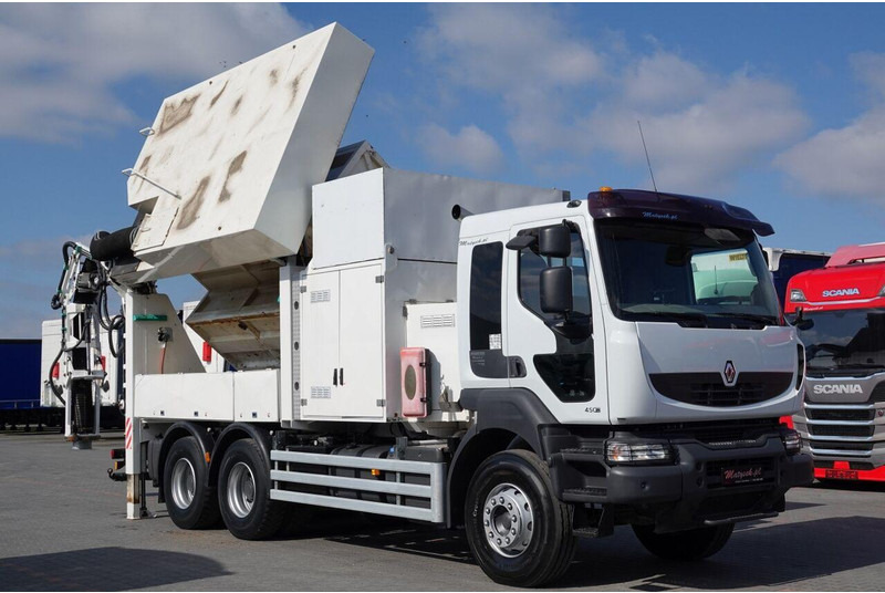 Renault KERAX 450 / 6x4 / MTS SAUGBAGGER 3A11T /ASENIZACYJNY / ŁADOWARKA - فراغ شاحنة: صورة 1 Renault KERAX 450 / 6x4 / MTS SAUGBAGGER 3A11T /ASENIZACYJNY / ŁADOWARKA - فراغ شاحنة: صورة 1