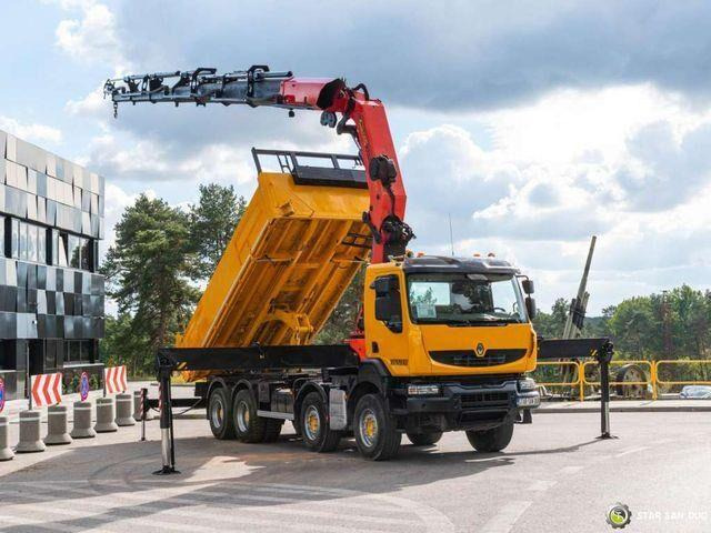 Renault KERAX 450 8x4 PALFINGER PK 60002 Crane Tipper - شاحنة قلاب, شاحنة كرين: صورة 4 Renault KERAX 450 8x4 PALFINGER PK 60002 Crane Tipper - شاحنة قلاب, شاحنة كرين: صورة 4