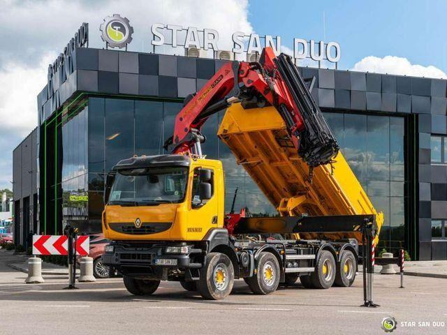 Renault KERAX 450 8x4 PALFINGER PK 60002 Crane Tipper - شاحنة قلاب, شاحنة كرين: صورة 2 Renault KERAX 450 8x4 PALFINGER PK 60002 Crane Tipper - شاحنة قلاب, شاحنة كرين: صورة 2